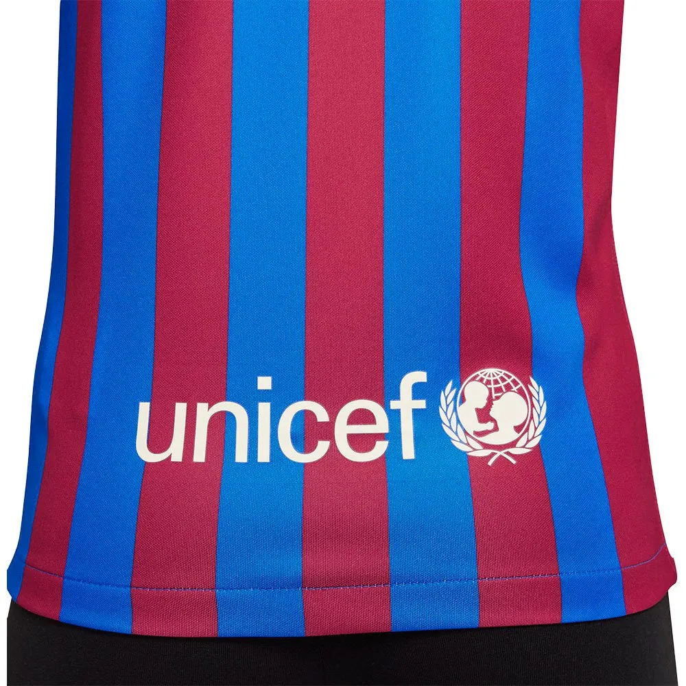Nike FC Barcelona 21/22 Stadium Heim Junior-Kurzarm-T-Shirt