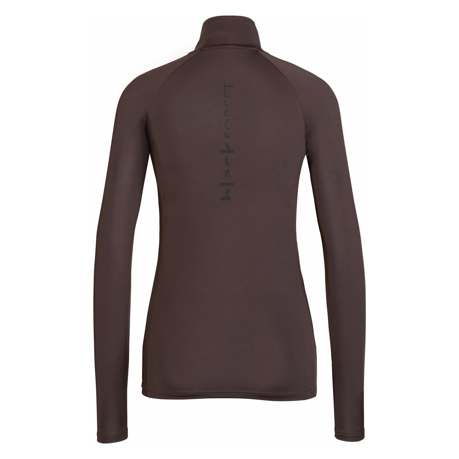 black forest Funktionsshirt mit Rückenprint  - chocolate