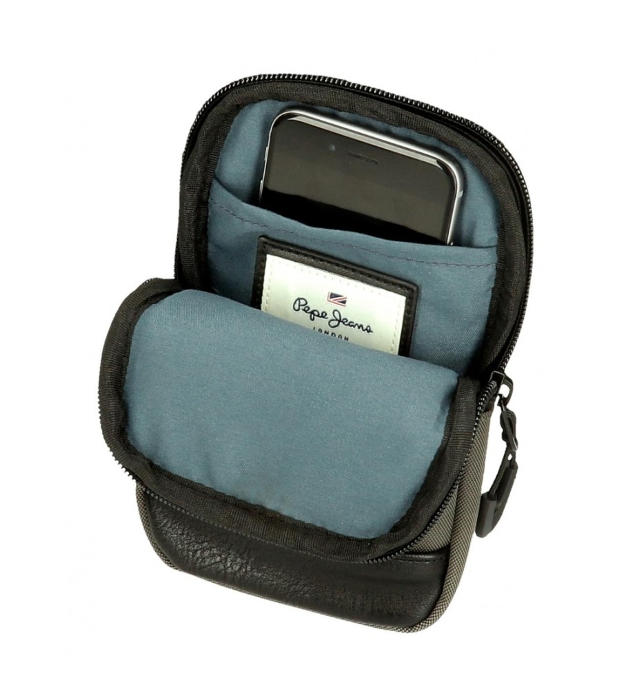 Bolsa de ombro para celular Pepe Jeans Leighton verde