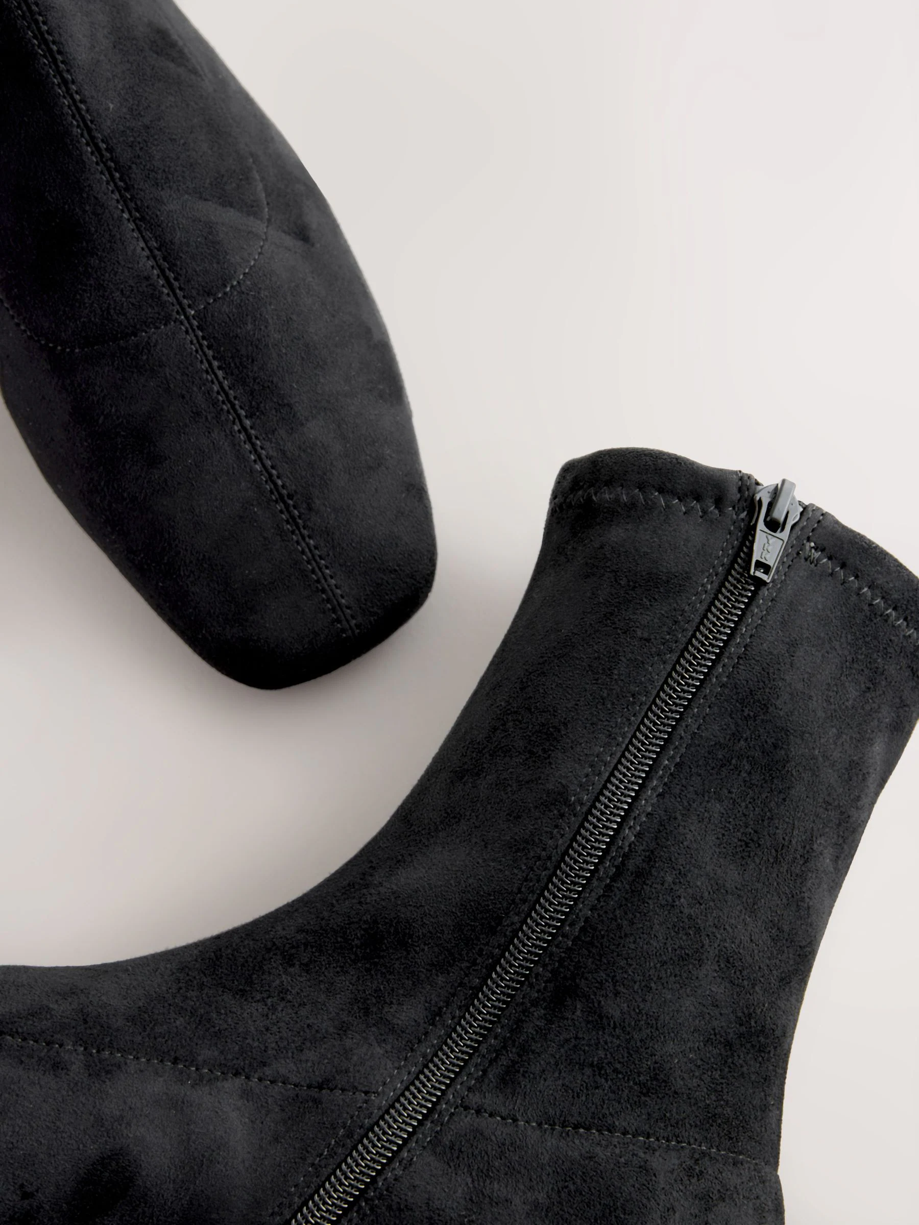 Zwart - Forever Comfort® Flat Sock Ankle Boots