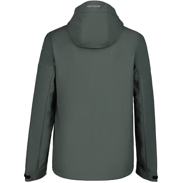 Softshell randonnée ICEPEAK BARMSTEDT SOFTSHELL JACKET OLIVE FONCE