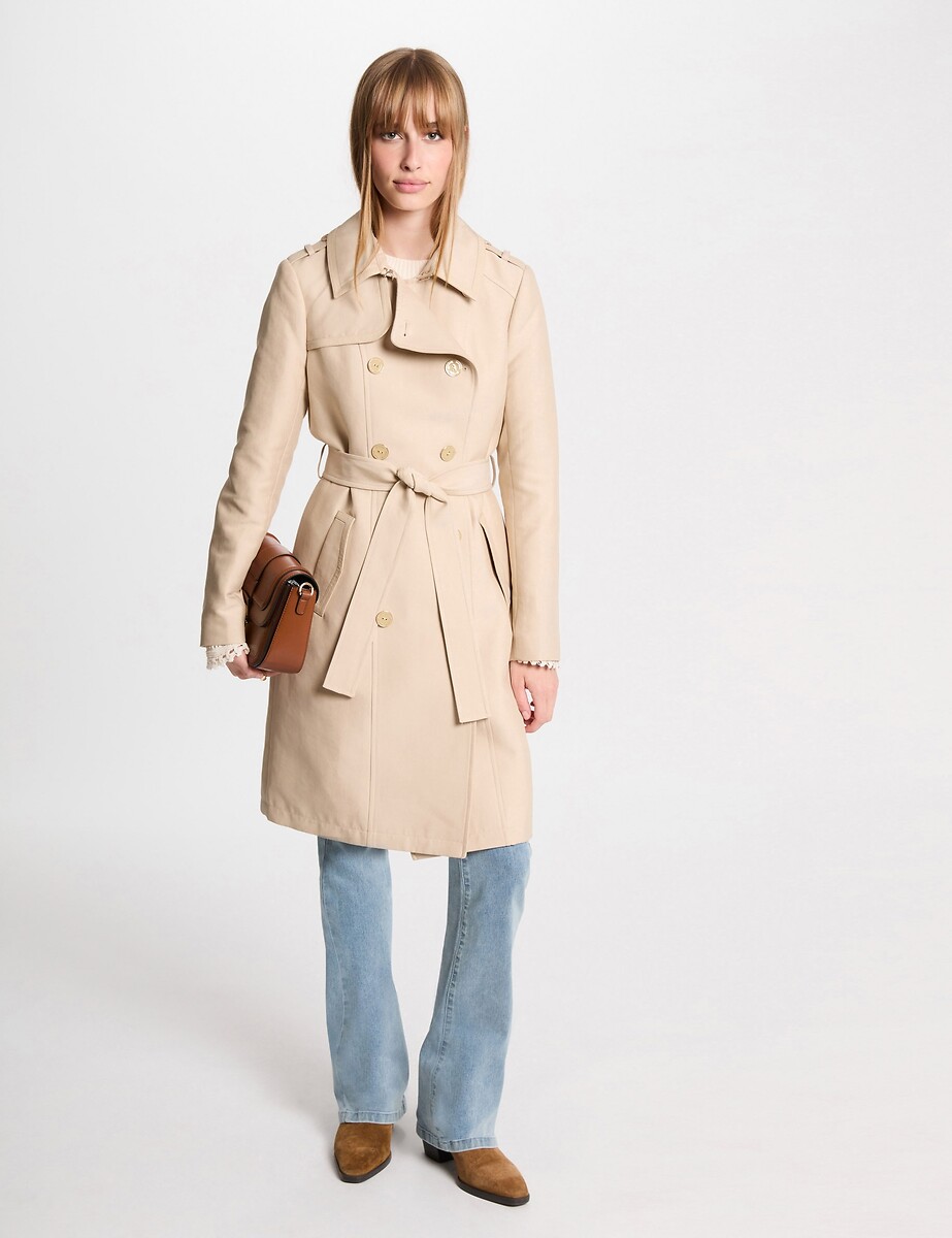 MORGAN<br>Trench coat com cinto