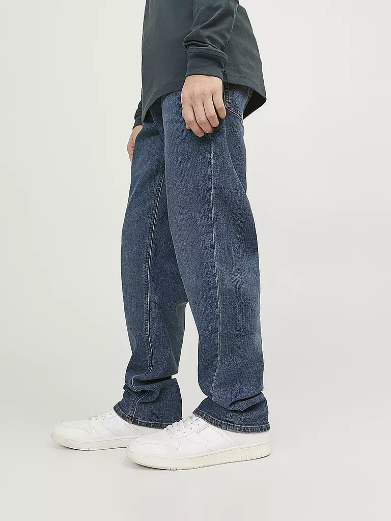 JACK & JONES Jungen Jeans Straight Fit JJICLARK JJORIGINAL blau