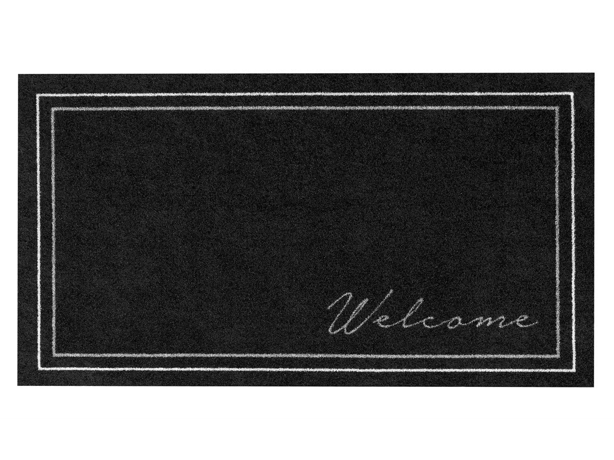 Paillasson welcome noir - 66x120 cm