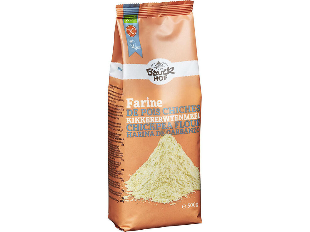 FARINHA GRÃO DE BICO BAUCK HOF SEM GLÚTEN BIO 500G