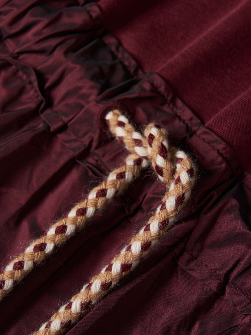 Vestido comprido com algodão