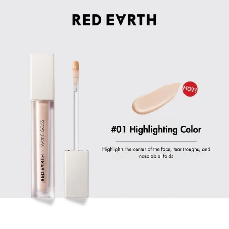 RED EARTH - Hydraterende Converage Light Concealer - 3 kleuren