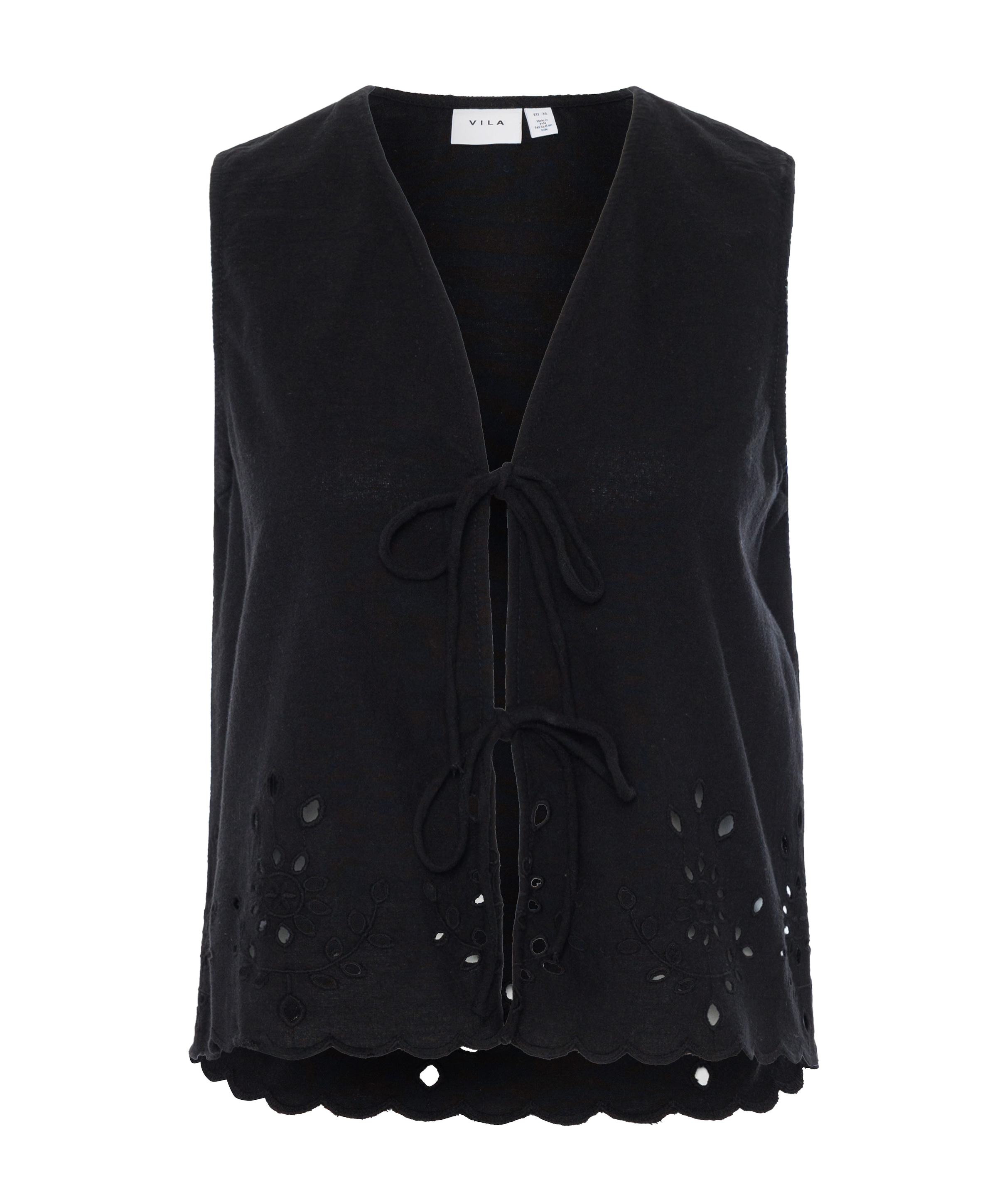 Vila Dames gilet zwart