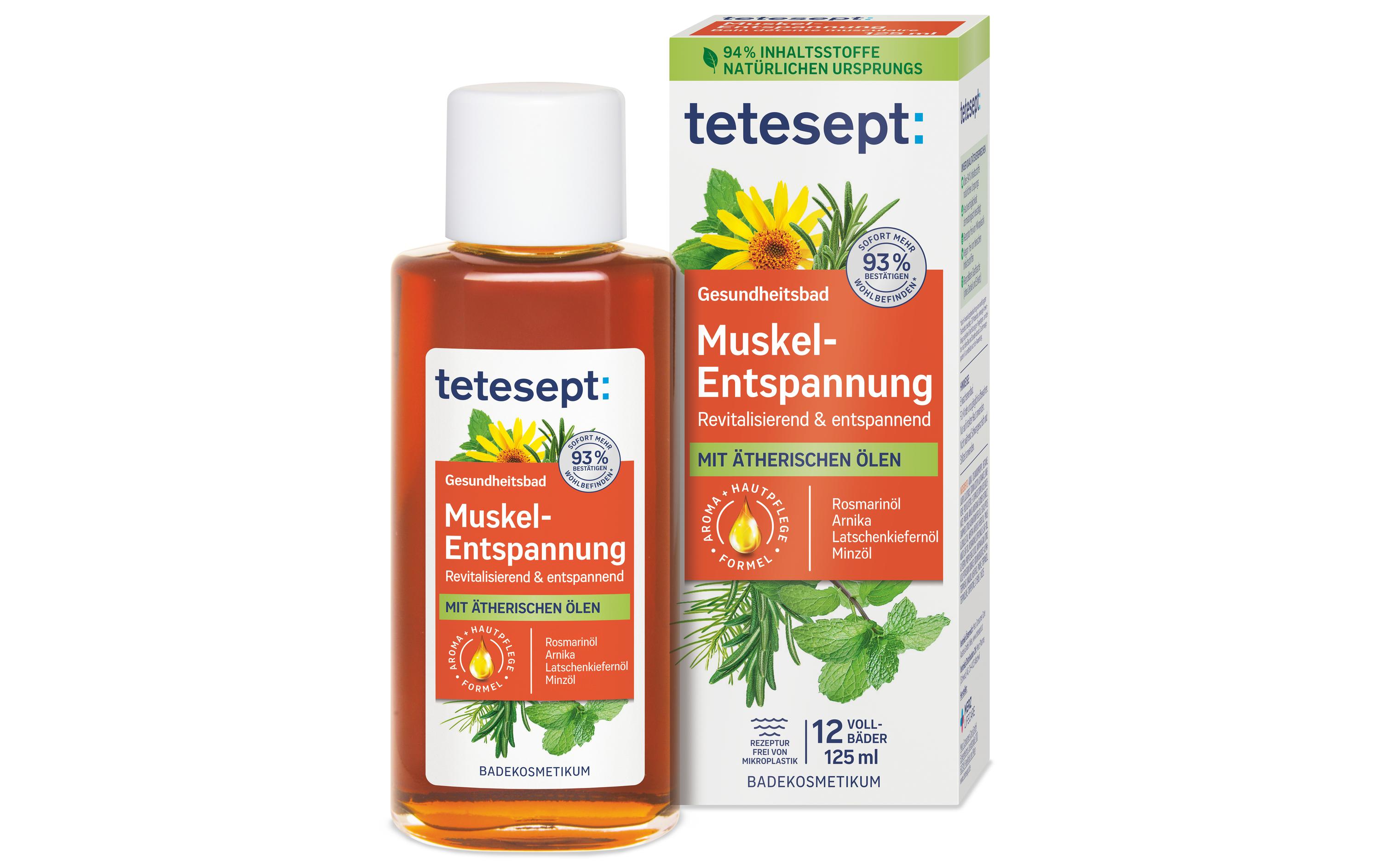 Gesundheitsbad Muskel-Entspannung 125 mlRevitalisierend und entspannend