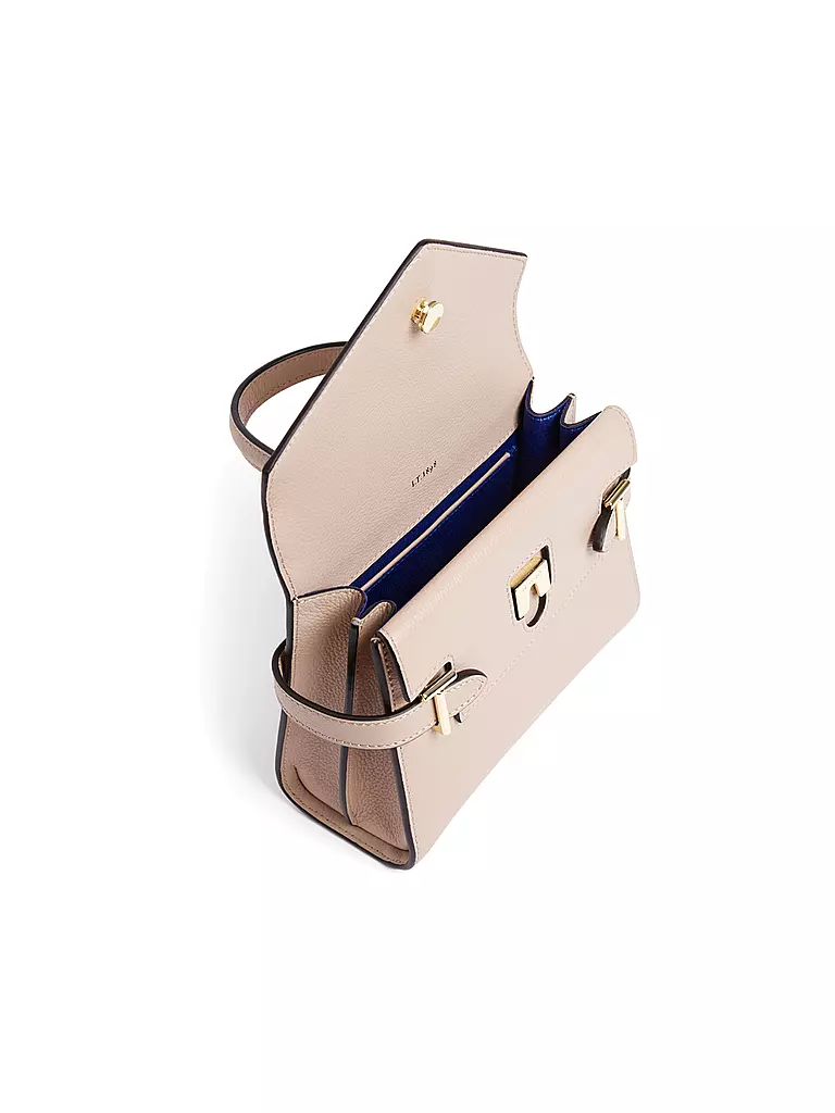 LE TANNEUR Ledertasche - Henkeltasche EMILIE FLAP Small beige