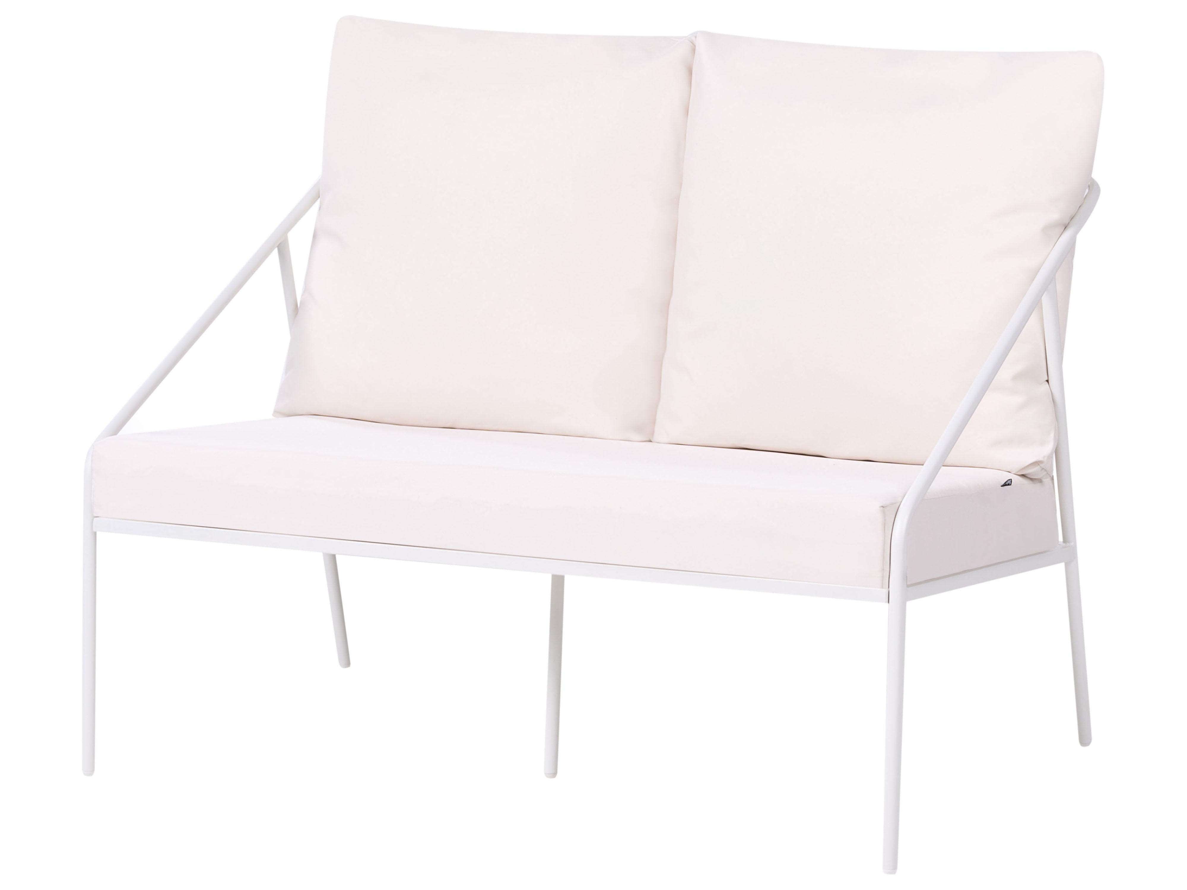 Loungeset met tafel 4-zits USTICA Metaal Wit