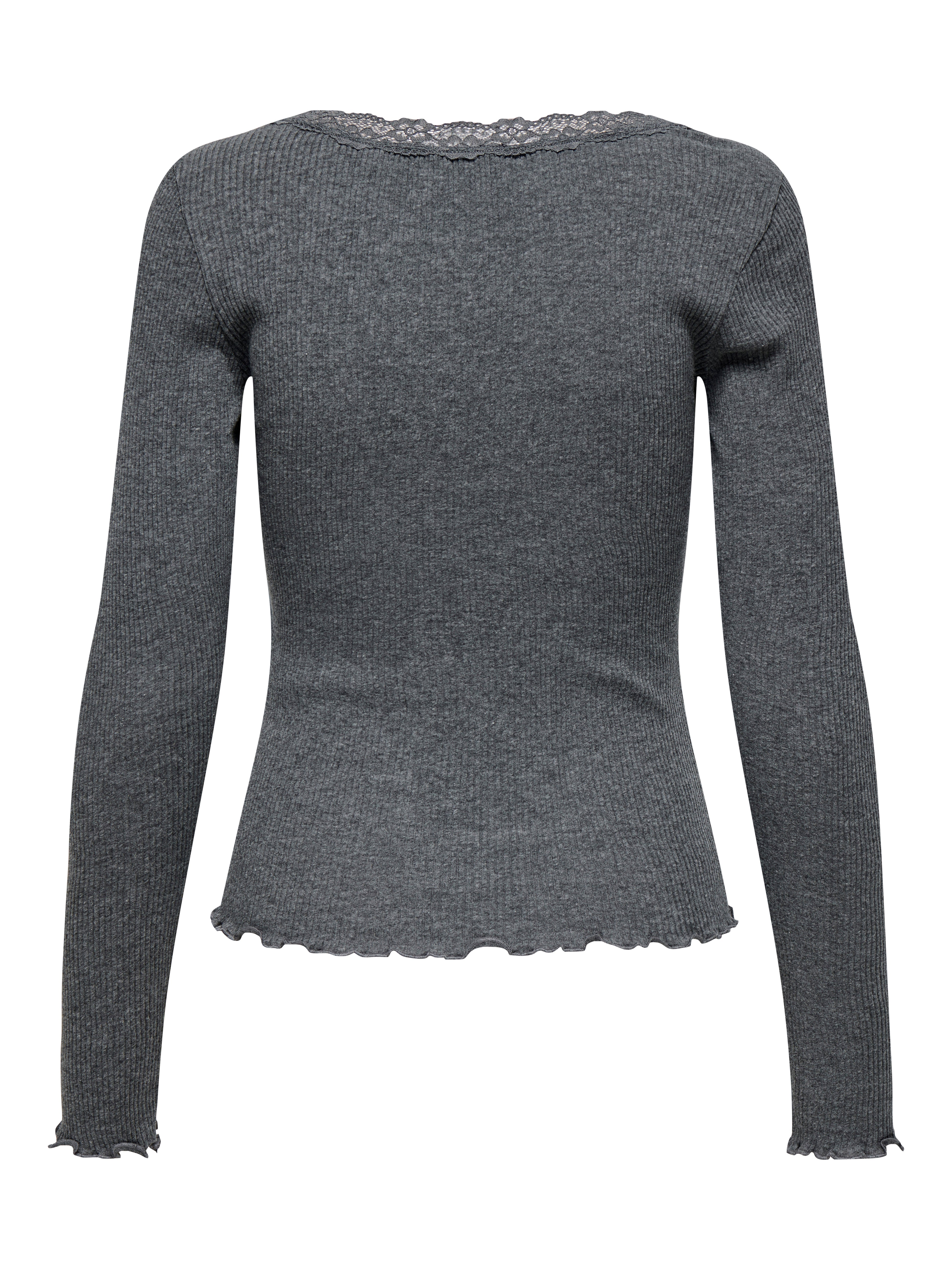 ONLXENA Top Dark Grey Melange