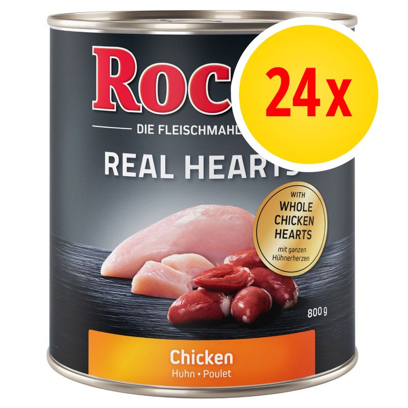 Lot Rocco Real Hearts 24 x 800 g