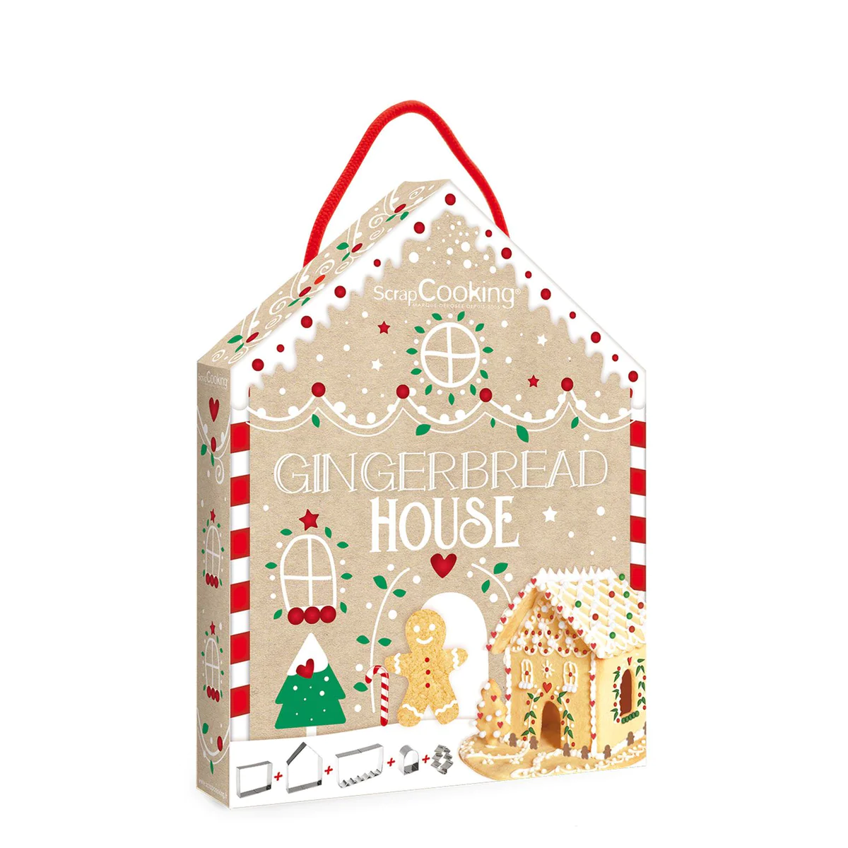 Coffret Découpoirs Maison en pain d'épices Scrapcooking