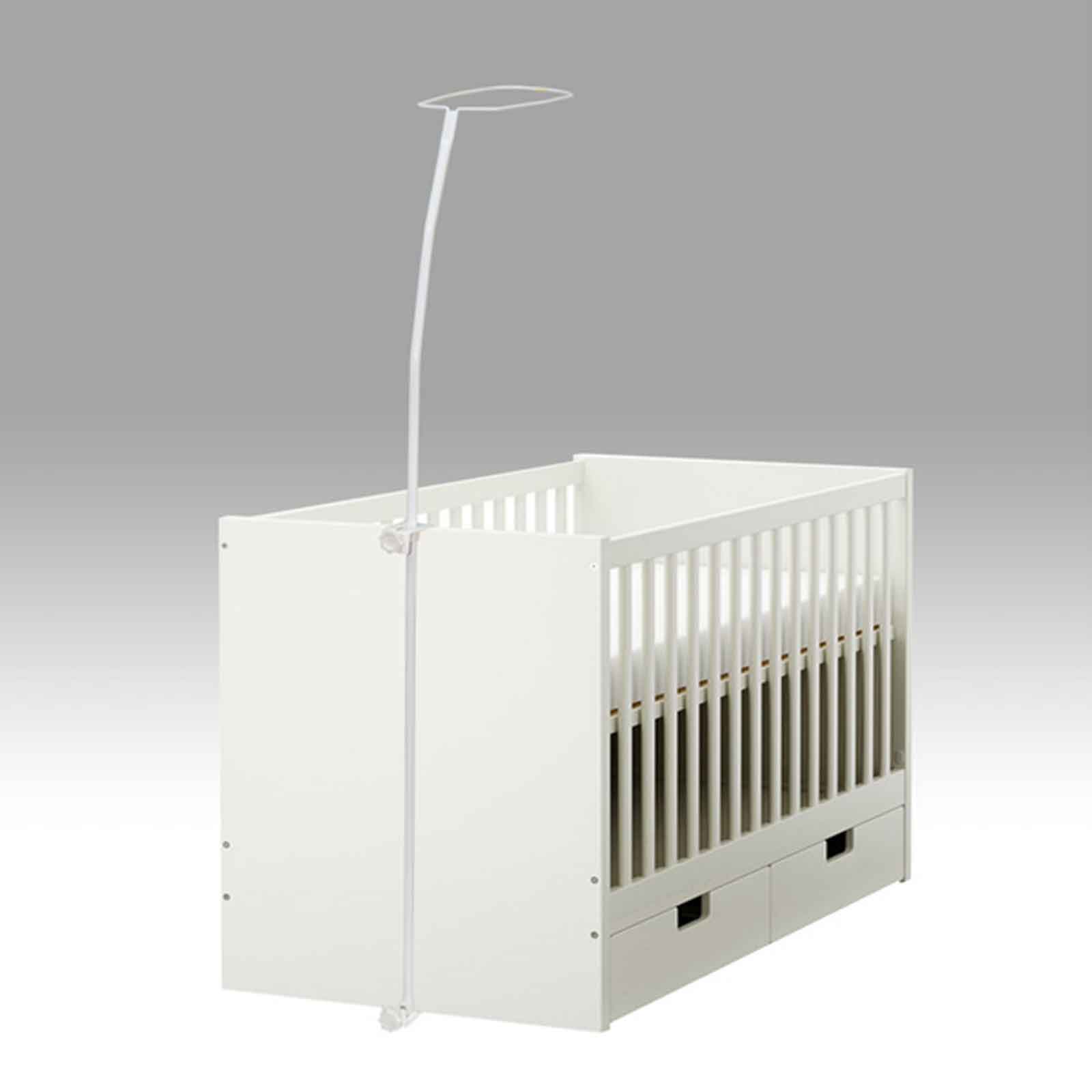 Himmelhalter-Babybett - weiß - 150 cm