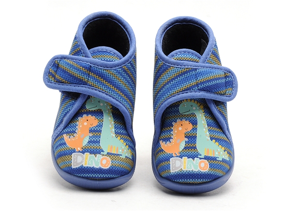 Bossi chaussons bebe galia 0068 velcro bleu