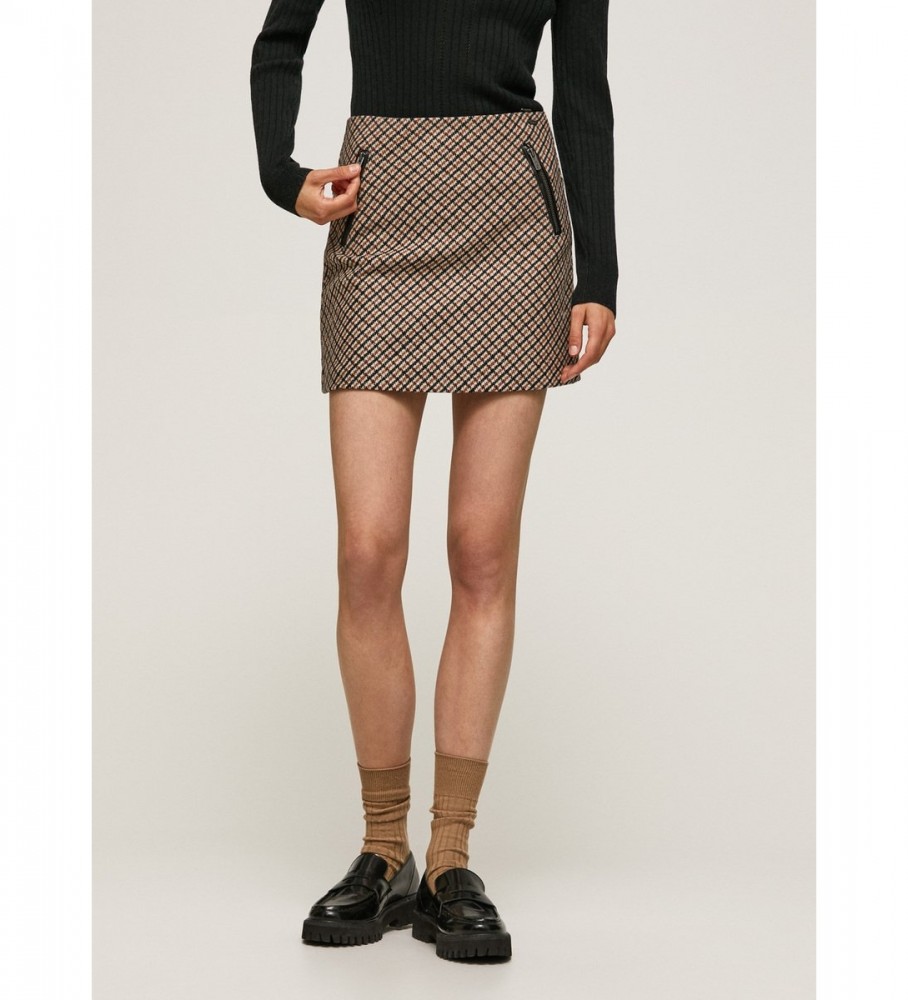 Saia Faika marrom da Pepe Jeans