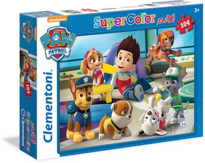Paw Patrol Puslespill Maxi 104 Brikker