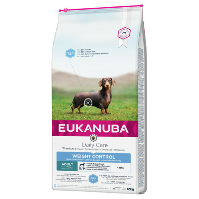 Croquettes Eukanuba DailyCare au Poulet pour chien Stérilisé de Petite et Moyenne Races