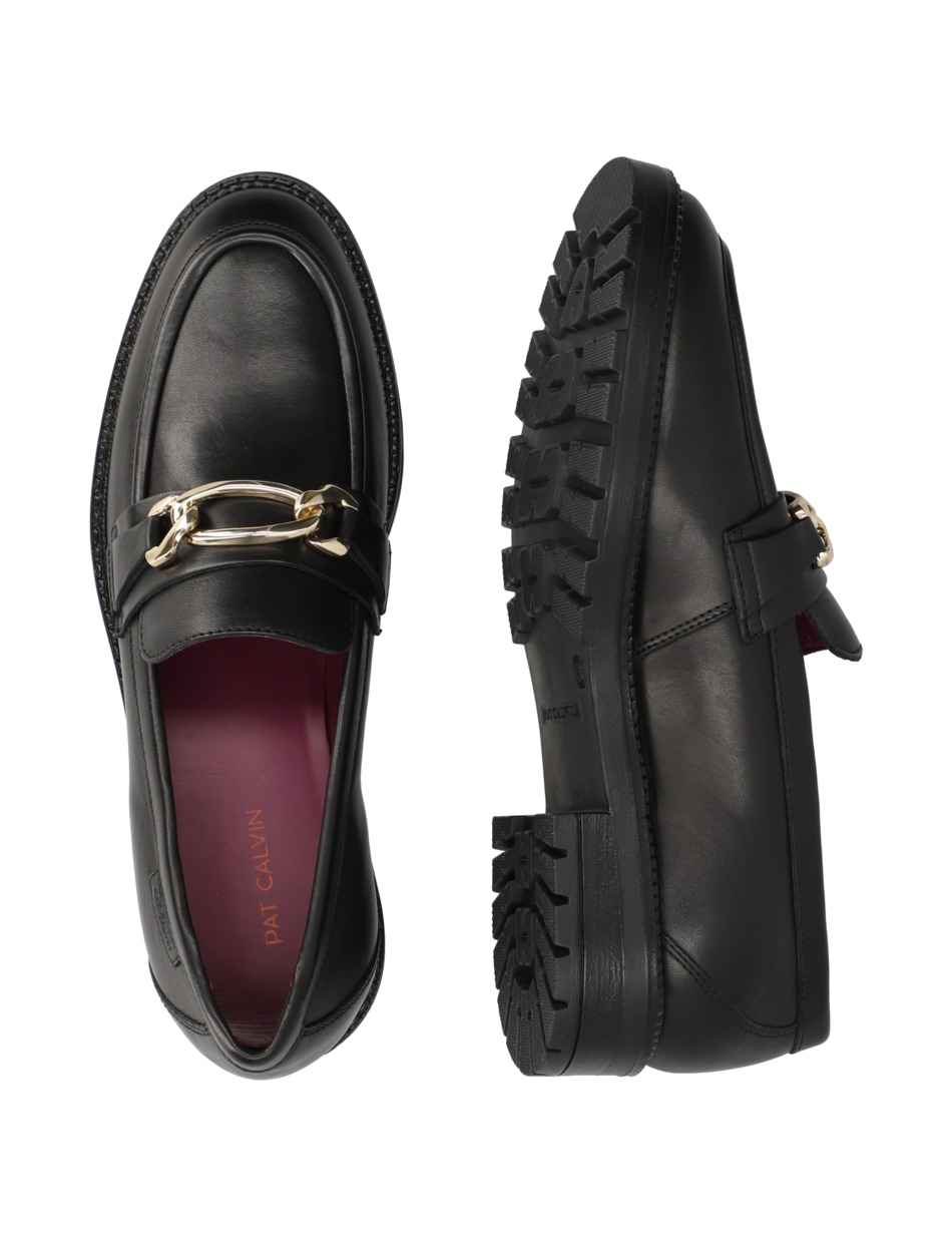 Glattleder Slipper