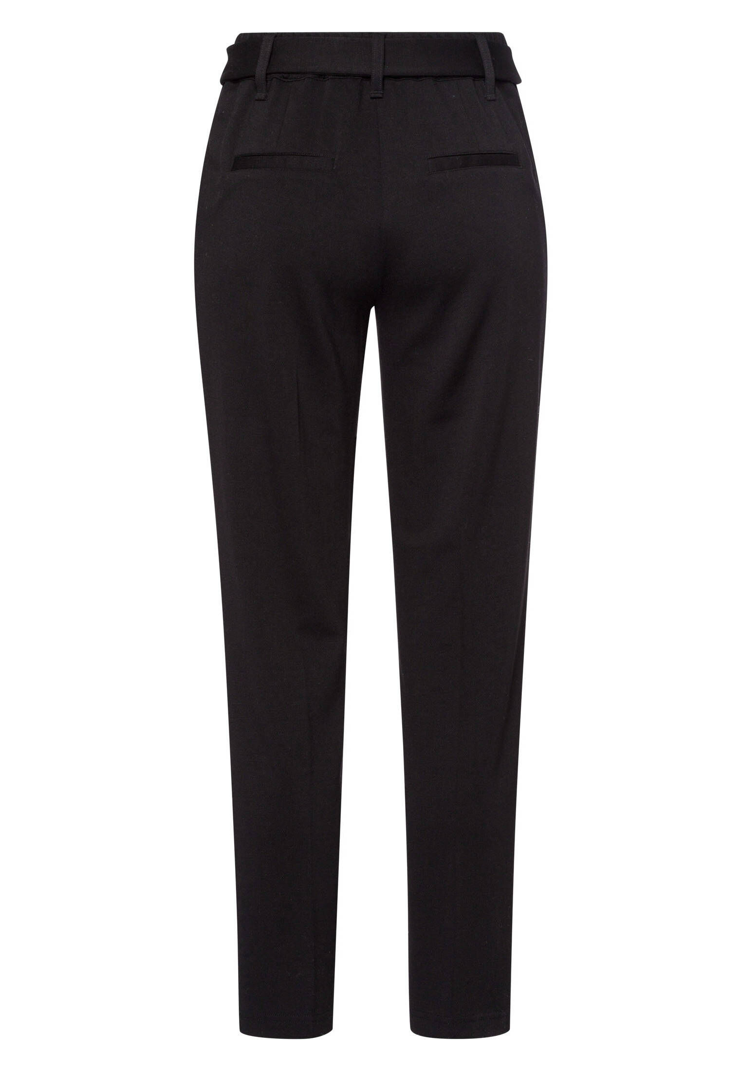 zero| Damen Stoffhose mit Bindegürtel