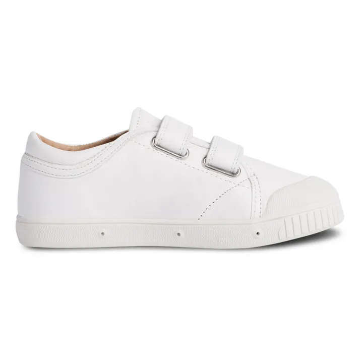 Spring Court Baskets Basses Scratchs G2 Nappa | Blanc