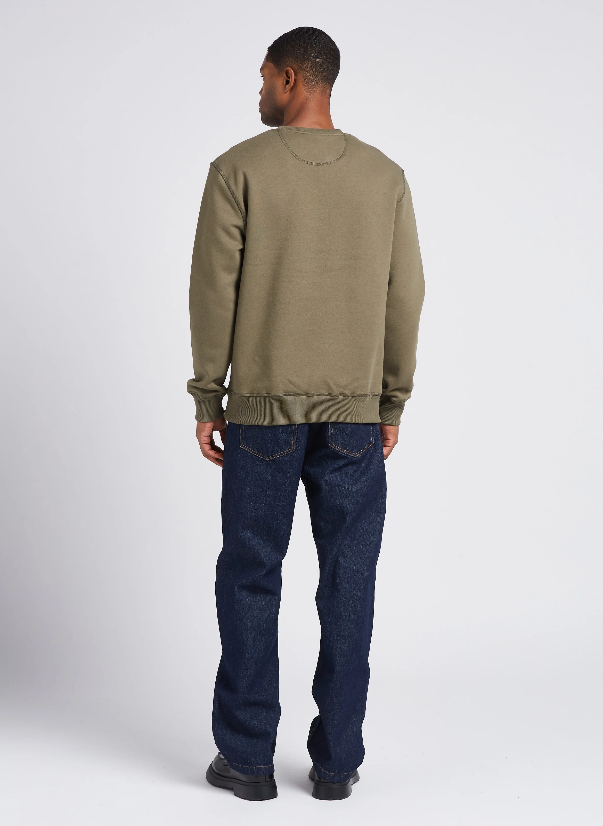 CALPH - Jean droit en coton stretch | Bleu