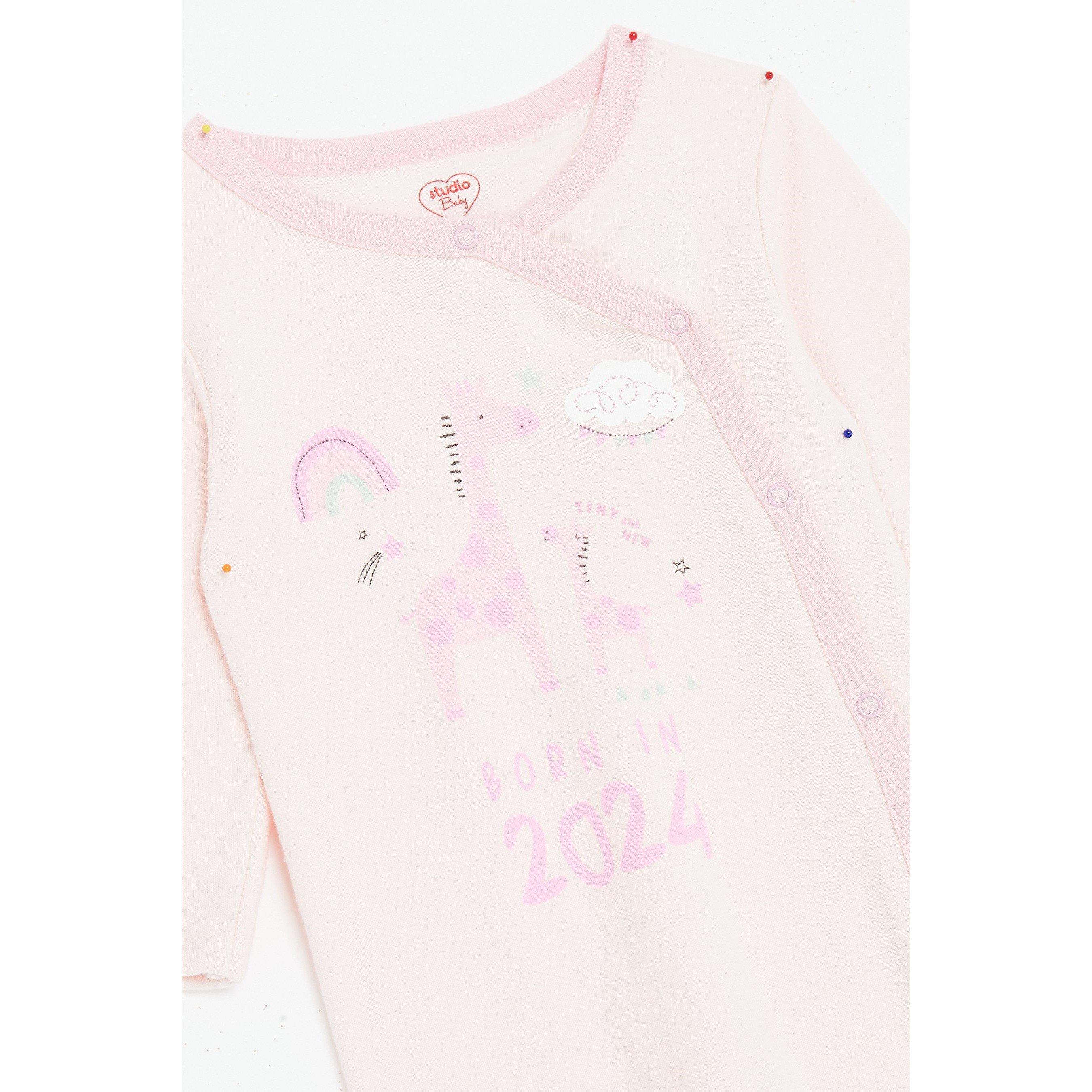 Hello World Baby Girls 2024 Sleepsuit and Comforter