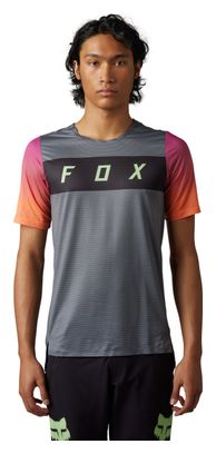 Maillot Manches Courtes Fox Flexair Arcadia Gris