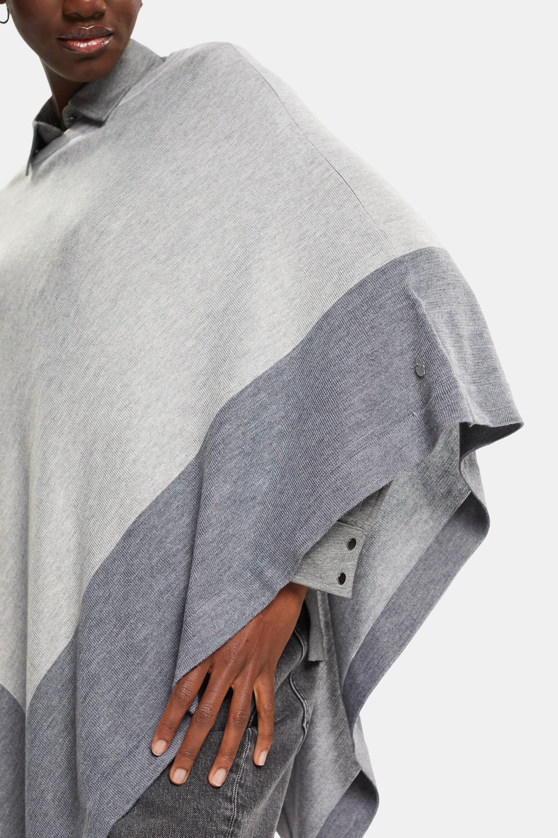 Poncho bicolore