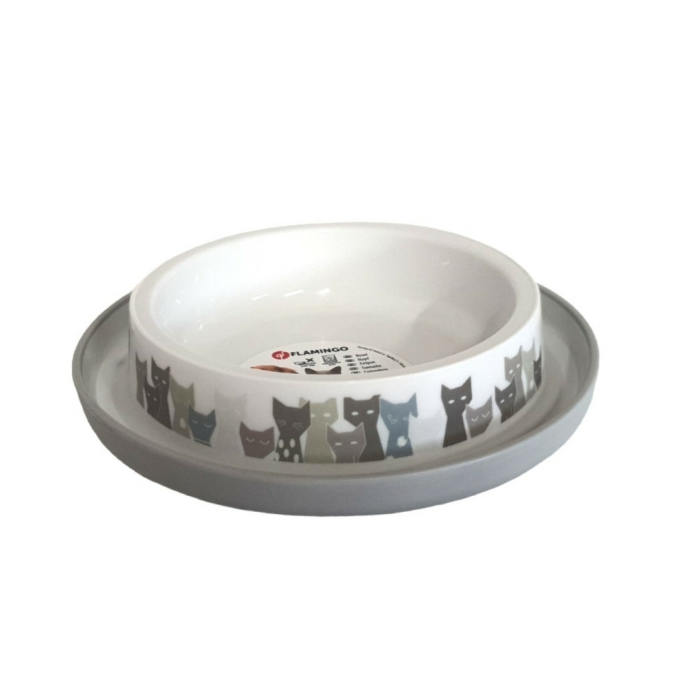 Gamelle, trendy maasai grise ø 16 cm, 210 ml pour chat