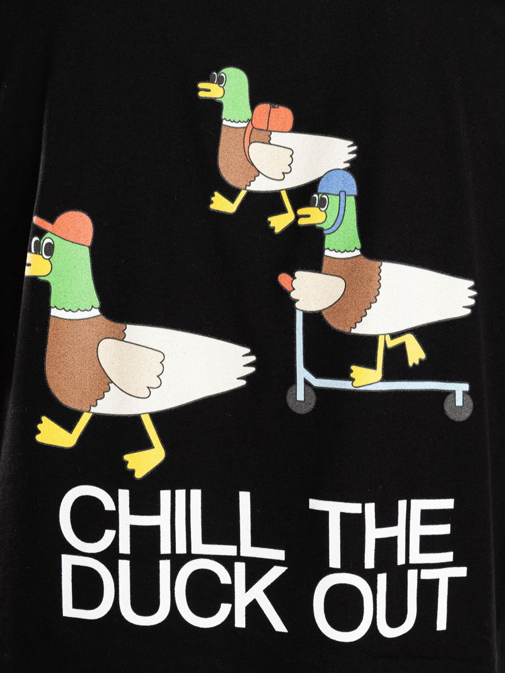 Fat Moose Duck Out T-Shirt black