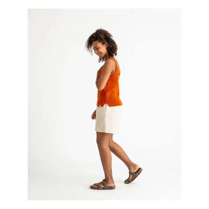 Matona Short Lin | Ecru