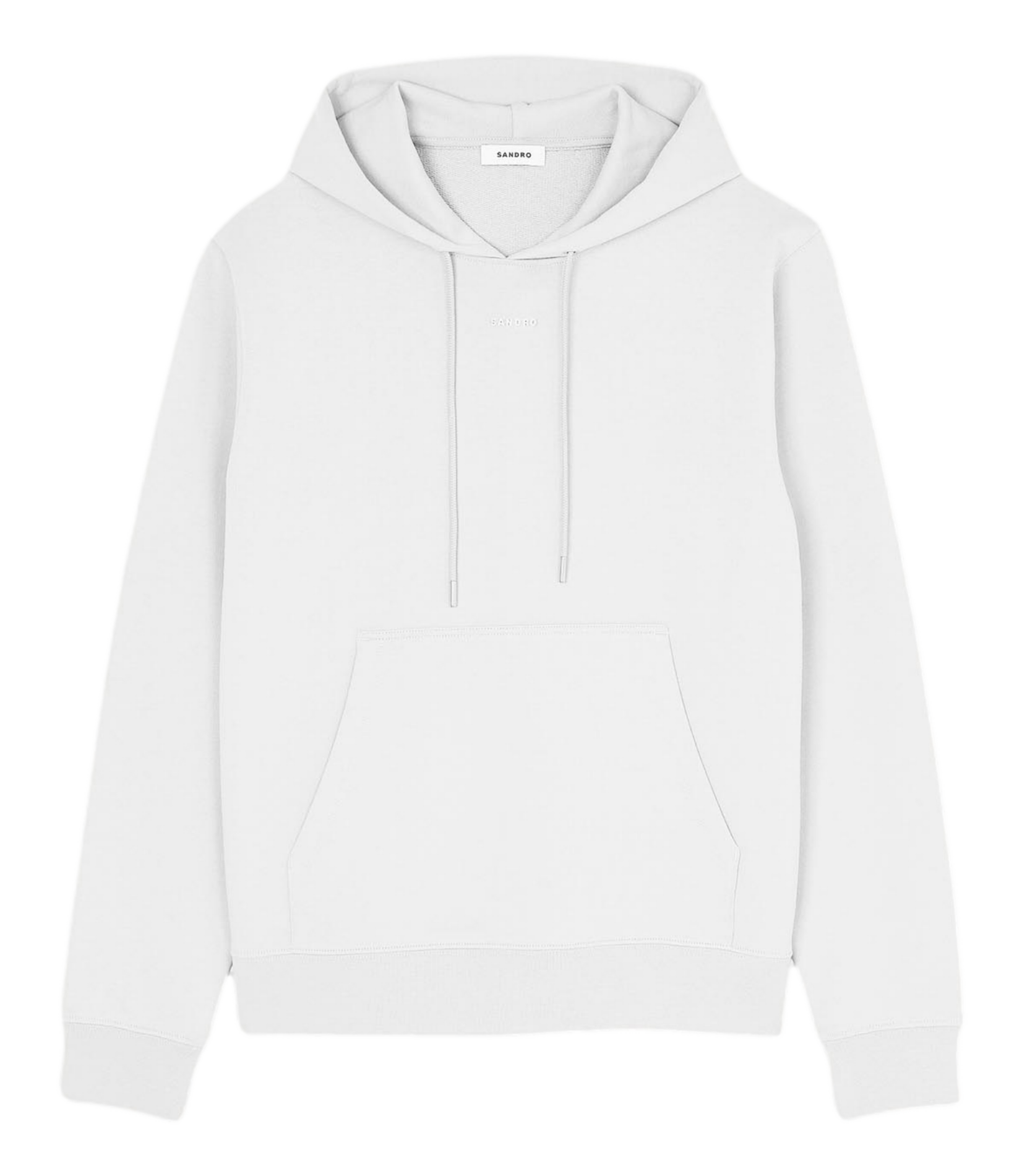 Sweat droit en coton | Blanc