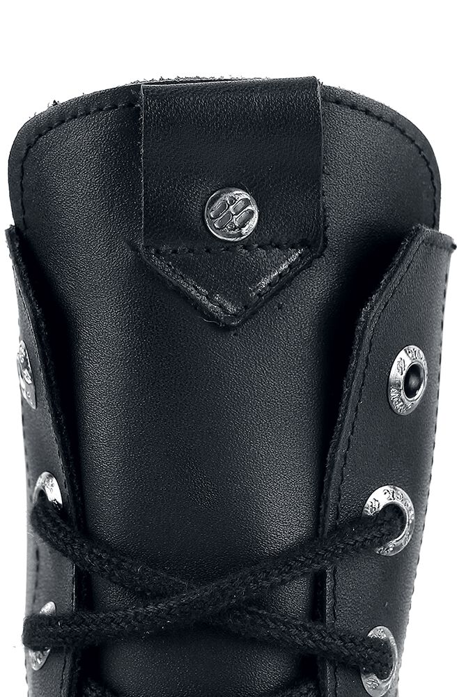 Trail Negro Tacon Acero | New Rock Bottes