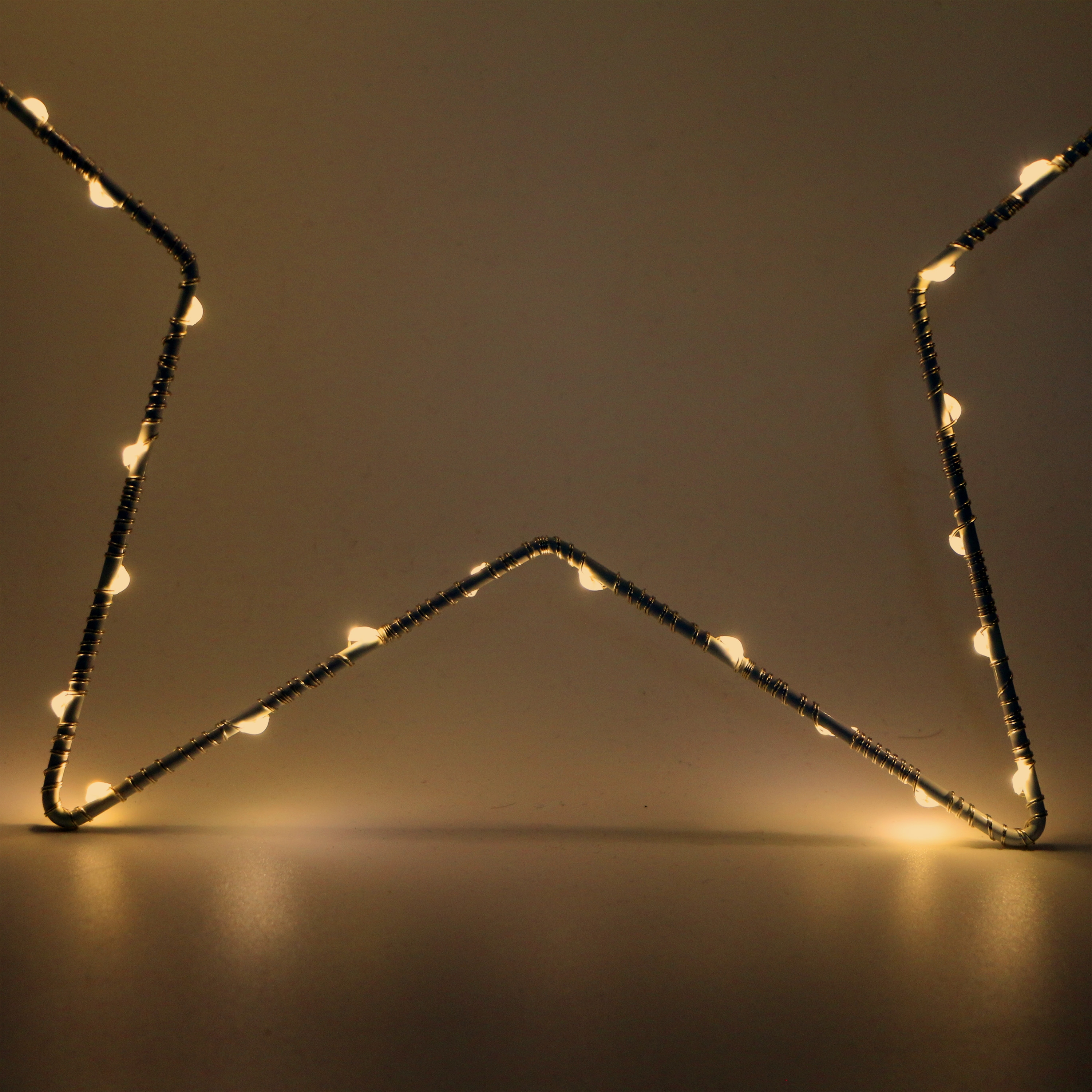 LED Stern 30 cm 2er Set