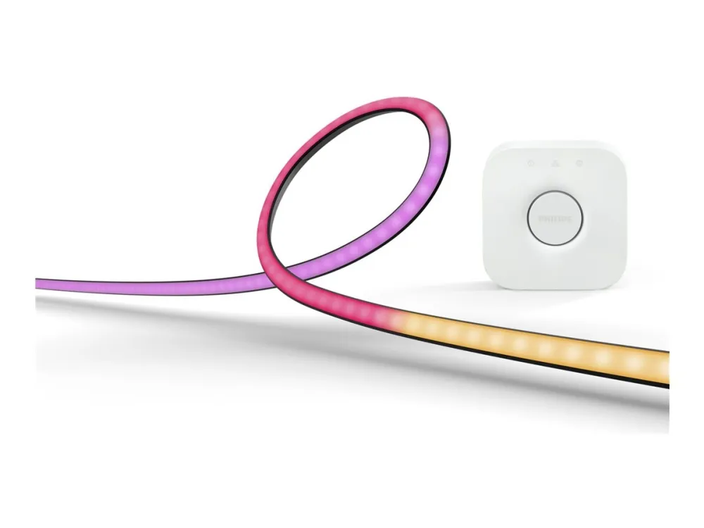Philips Hue Play Gradient - Lysrem - LED - 15 W - flerfarvet/hvidt lys - 90.5 cm - sort