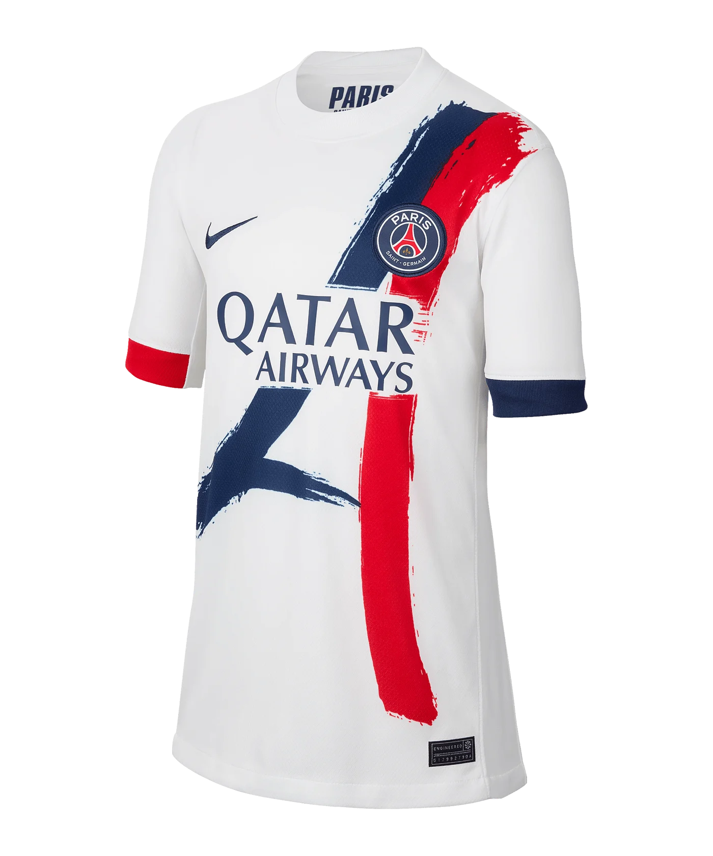 Nike Paris St. Germain Trikot Away 2024/2025 Kids Weiss F101