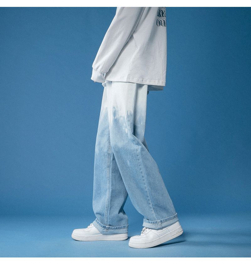 POSI - Ombre wijde jeans