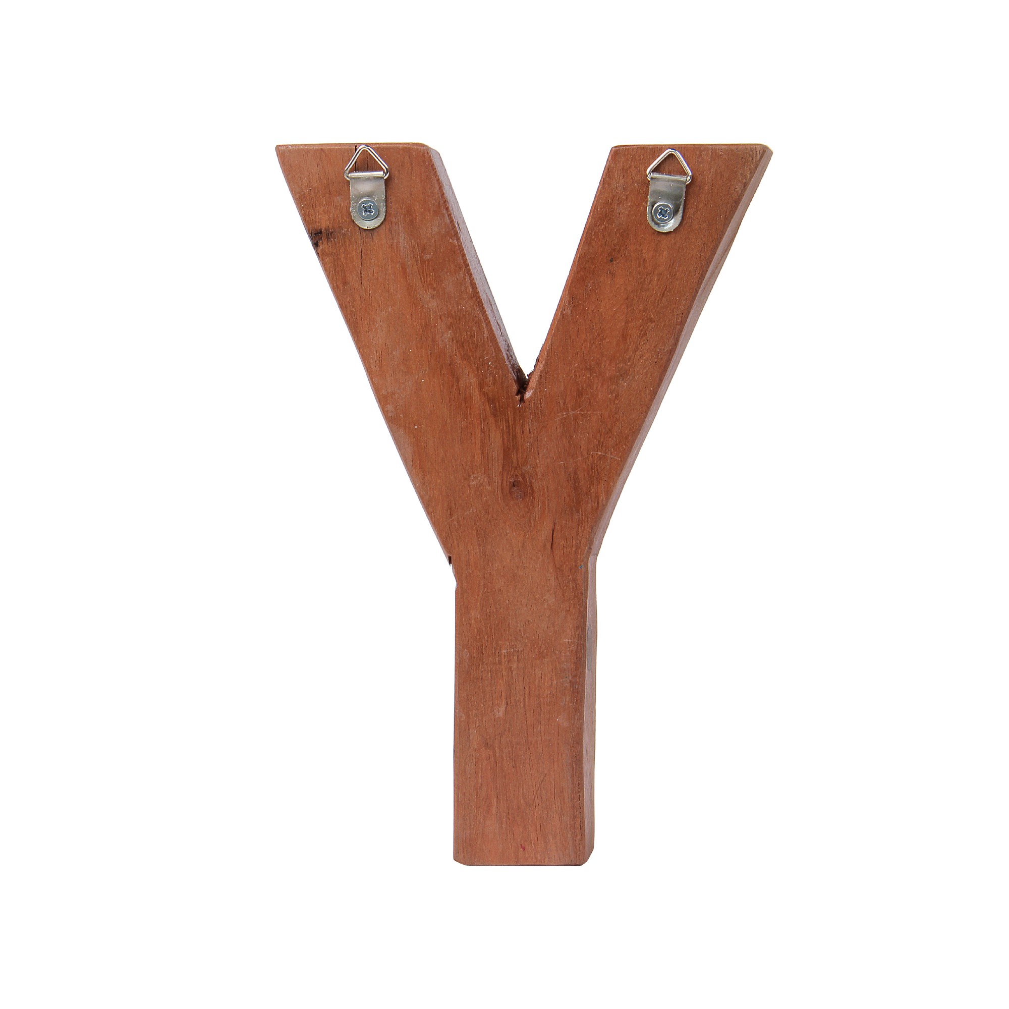Holzbuchstabe 'Y', mehrfarbig, T 2,5 cm, B 13 cm, H 19 cm von fischer's lagerhaus