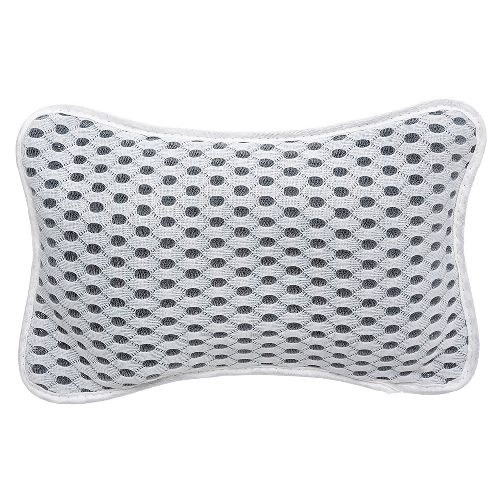 Oreiller de bain à ventouses 26x19x4cm