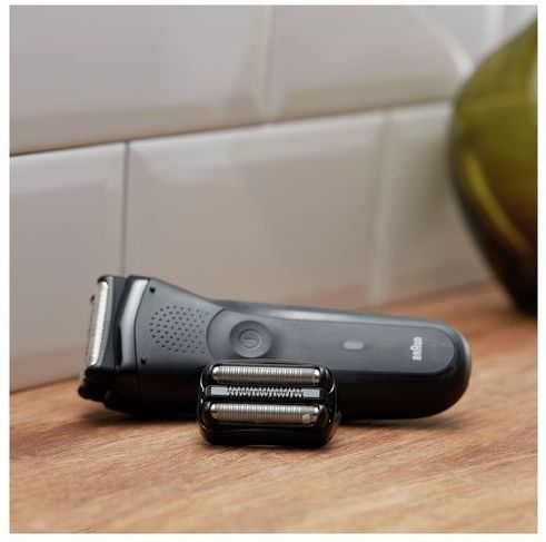 Braun Series 3 - Vervangende Scheerkop - Scheerblad Zwart