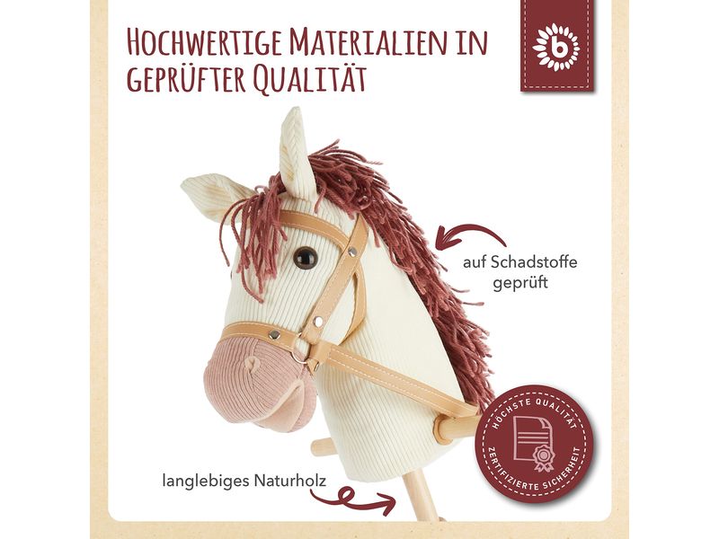 bieco Steckenpferd Ginger Spielzeug Pferdchen
