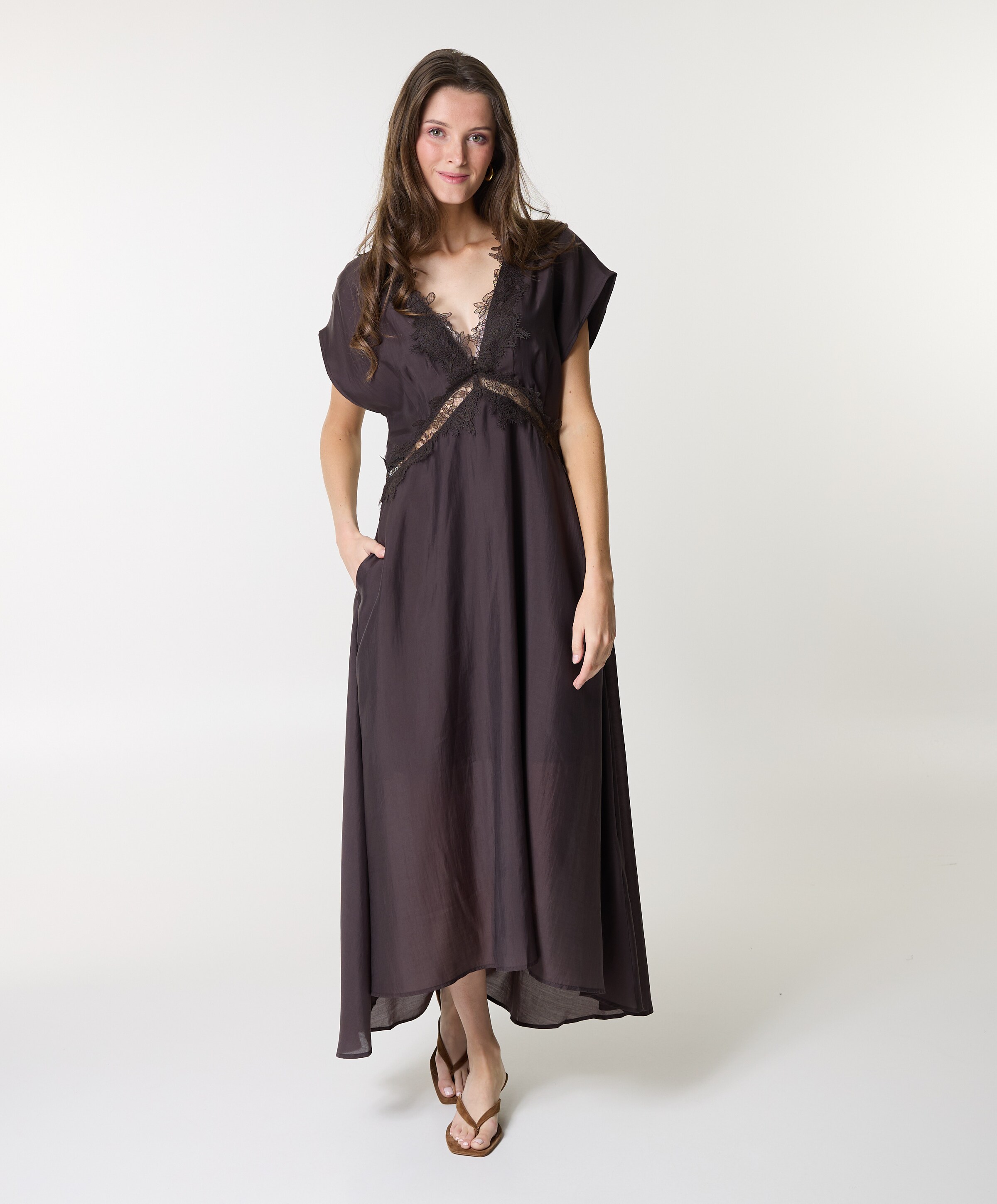 Cph Muse Dames jurk bruin