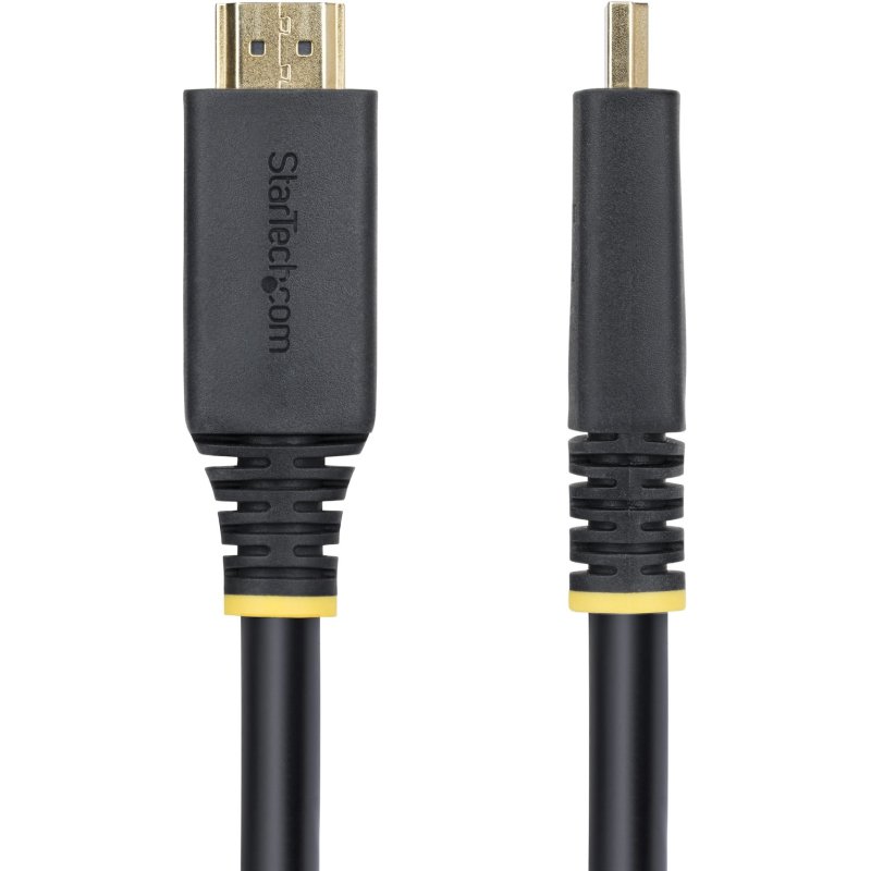 StarTech.com Câble HDMI Haut Débit Actif de 10m, 4K 60Hz/1440p 144Hz, HDR10/HDCP 2.2/ARC, 18Gbps, Cordon HDMI, UHD HDMI 2.0 pour TV/Moniteur/Écran, Gaine TPE