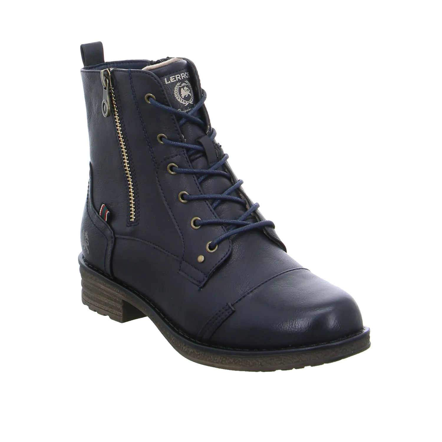 COSMOS COMFORT Boot Navy Lederimitat