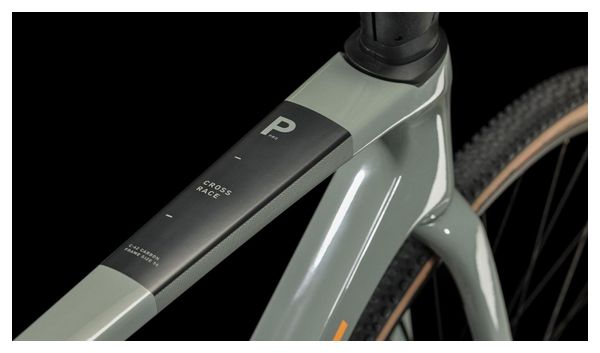 Vélo de Cyclocross Cube Cross Race C:62 Pro Shimano GRX 11V 700 mm Gris Vert Swamp 2024