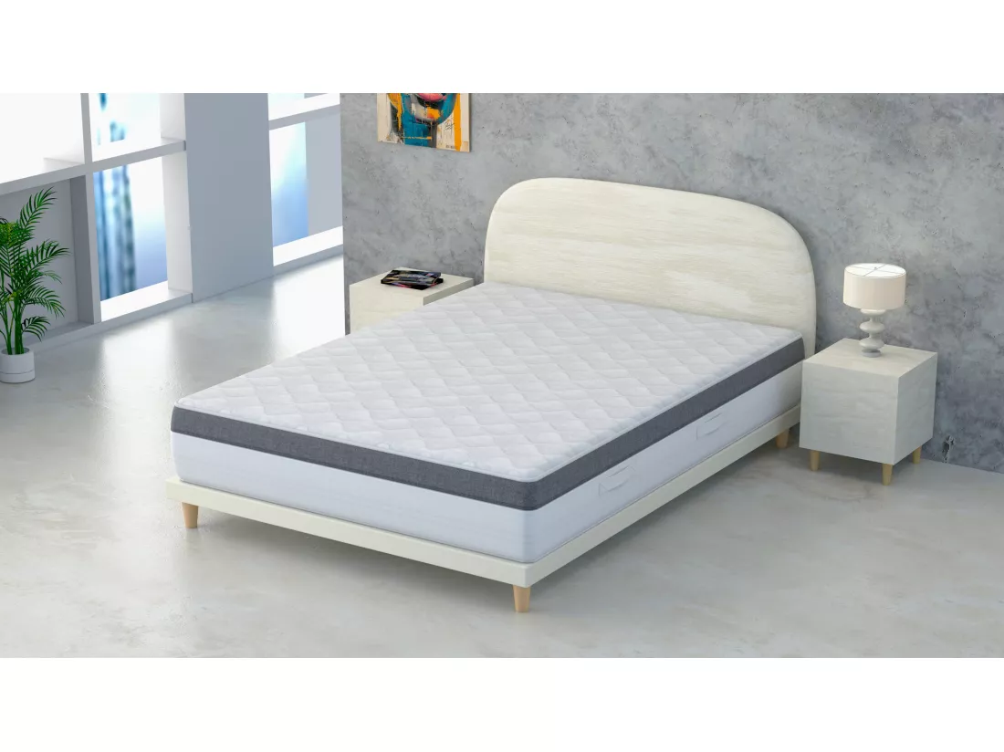 Matelas 800 Ressorts Indépendants Polirelax 7 Zones Air Touch 90x200x23