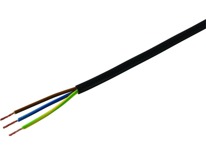 STEFFEN Installationskabel TD 3 x 0.75 mm2 Schwarz 20 m Installationskabel