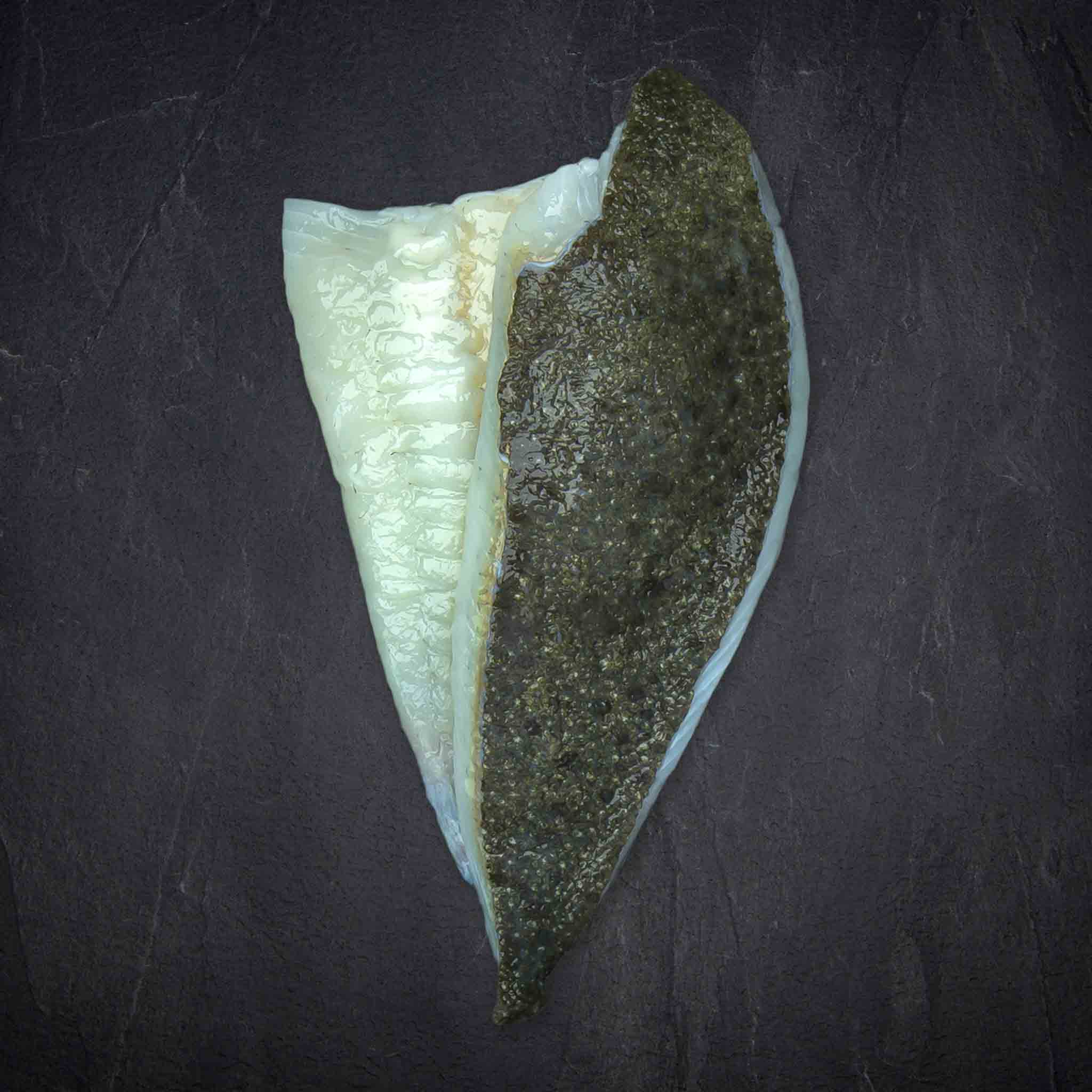 Steinbuttfilet mit Haut